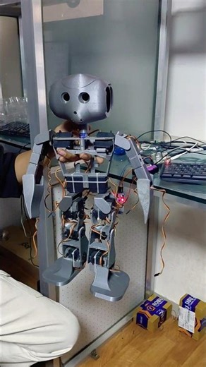 Testing Of Humanoid Robot 🤖 #shorts #robotics #humanoidrobot