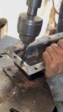 Radiator Metal Tank Bolt Hole Manufacturing Process. #youtubeshorts #mechanic