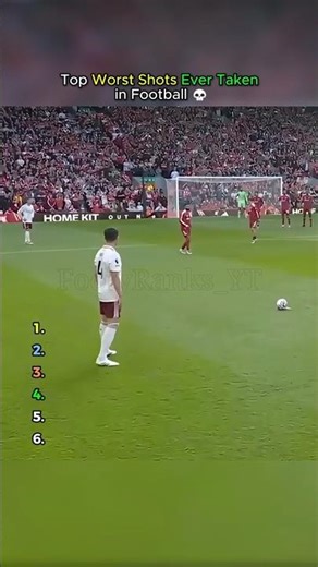 Top Worst Shots Ever Taken in Football 💀