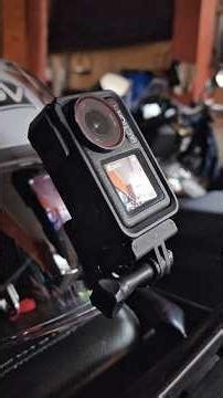 Tutorial on Installing the DJI Action 5 Pro Action Camera on the Visor of the Ombro RSV SV 300 Ha...