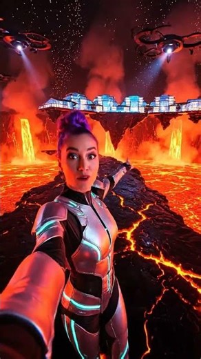 I Visited a Lava Planet Resort 🔥 | 8K Luxury Space Travel Vlog (Unreal Experience)