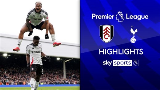 Fulham 2-0 Tottenham Hotspur | Premier League highlights