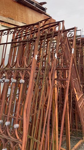 Explore our iron yard for a vast collection of antique Old World Iron imported from Egypt. Our custom fabrication shop is available to turn your salvage dreams into reality! | Black Dog Salvage