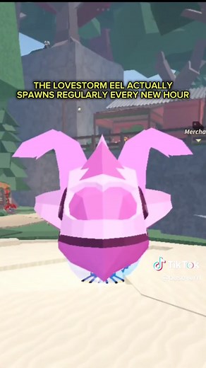 Lovestorm Eel Spawn Times in Roblox Fisch