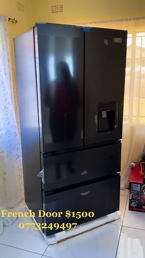 Ultra-Modern 494L Defy Onyx French Door Fridge