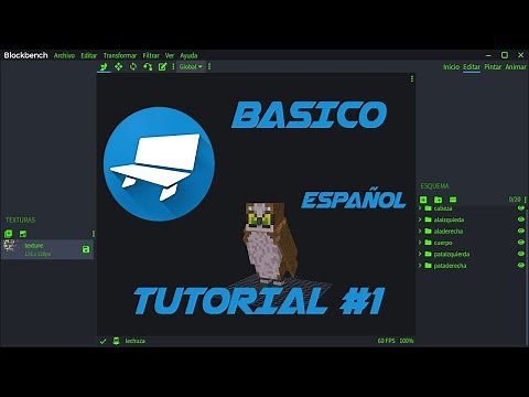 Tutorial Blockbench Basico como Pintar y Como agregar texturas de google