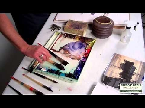 How To Create Texture on Arches Rough Paper with Watercolor Artist Eric Wiegardt