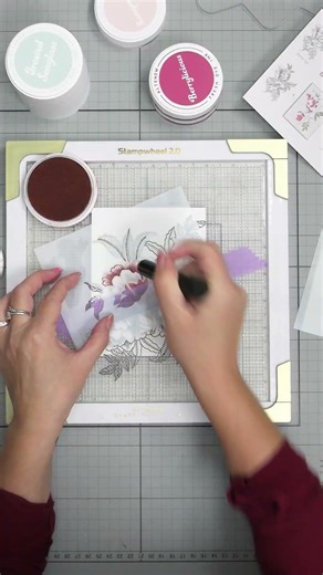 Quick and Easy Floral Border Tutorial with Posh Petals! #altenew