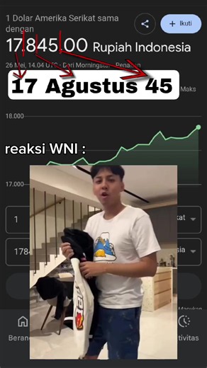 hari kemerdekaan Indonesia 🤭 #dollar #indonesia #luthfihalimawan #dollarindonesia #fyp