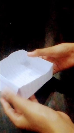 how to make box from single paper 😊