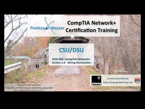 CSU/DSU - CompTIA Network+ N10-005: 3.8