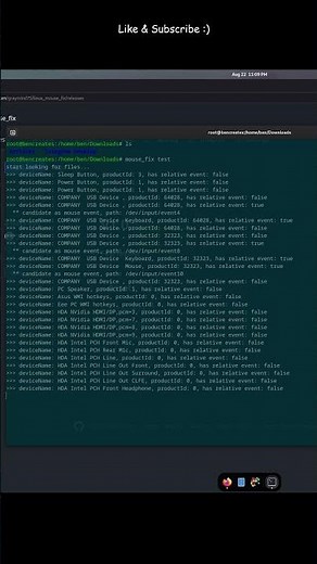Fix Mouse movement issue easily on Linux (Link in description)