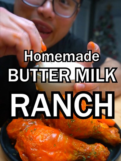 Homemade Buttermilk Ranch Recipe - Dip This Sauce In Everything! #fyp