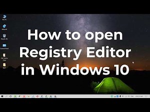 How to open Registry Editor in Windows 10 PC or in Laptop 2020