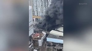 Huge fire breaks out in Elephant and Castle