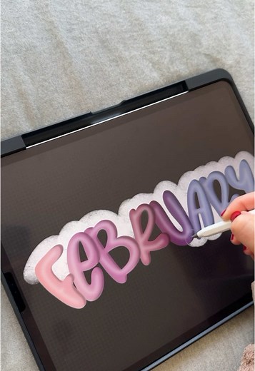 Digital Lettering Tutorial with Procreate Brushes