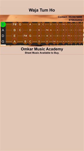 Waja Tum Ho Mandolin Tutorial #shorts #bollywoodclassicsongs #mandolin