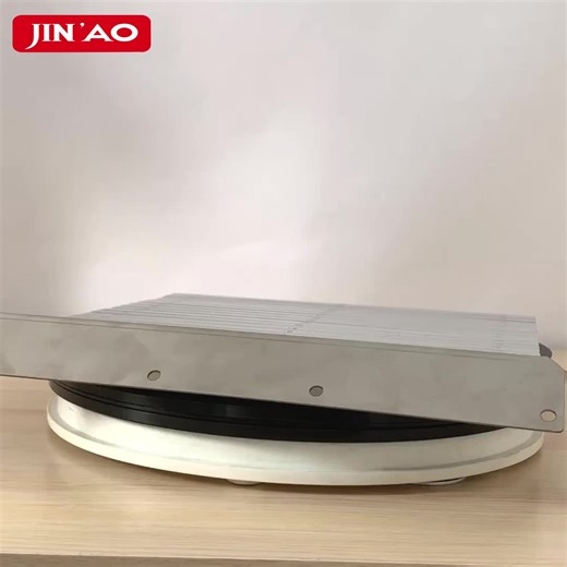 Lightweight CNC Aluminum Way Apron Cover Flexible Roll-Up Apron Shield Anodized Slatted Protective Strip Accordion Way Guard