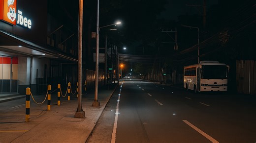 Night Atmosphere in the Malate District, Manila