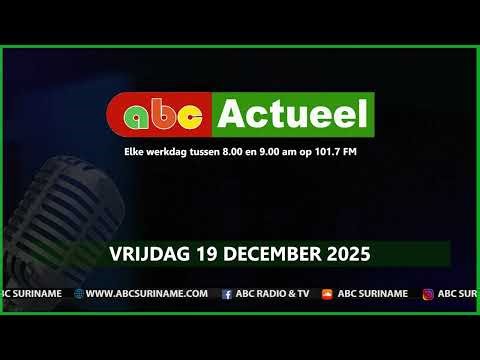 ABC Actueel vrijdag 19 december 2025