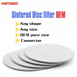 [Hot Item] Sintering Filter Element Disc Monel Alloy Powder Sintered Stainless Steel Filter for Dry Ice Making