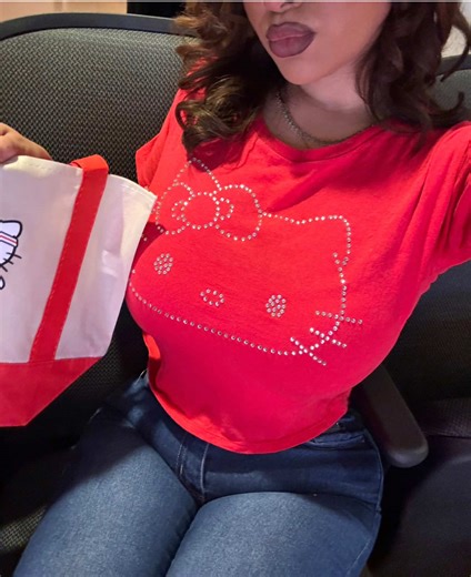 finally got to see the hello kitty x rockets collab 💕 | hello kitty