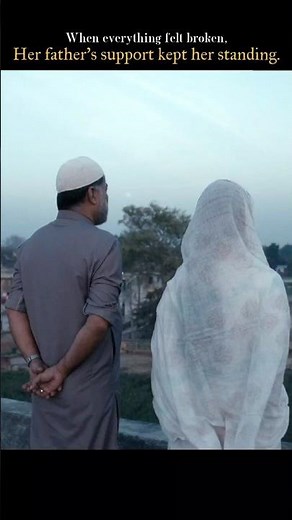 Father's love and support kept her standing❤️✨ #fatherslove #haq #haqmovie #trending #fatherdaughter