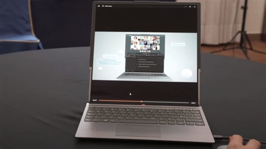 The Lenovo Rollable Notebook concept can expand its screen vertically