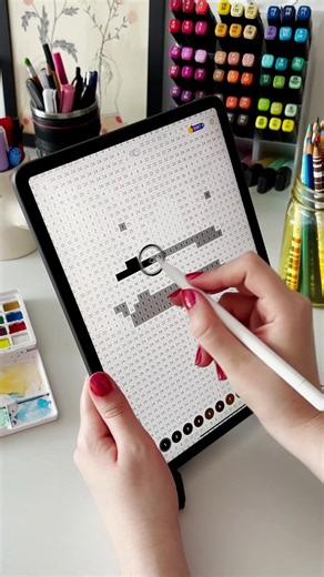 Coloring and relaxing ✨ #colorbynumber