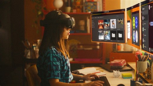 Footage of Mark Zuckerberg’s VR goggles shows Minority Report floating screens