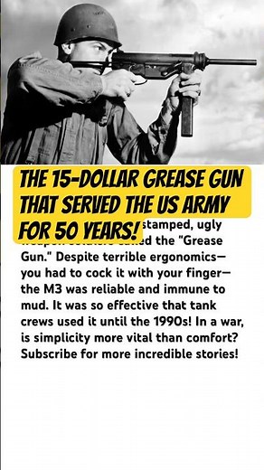 The Ugliest Gun That Won the War #history #military #ww2 #weapons #facts #militaryequipment
