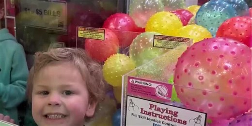 2nd child gets stuck inside same claw machine