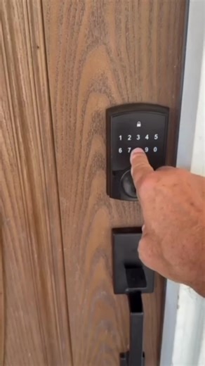 Holiday season = upgrade season. 🎄 Our Electronic Touchpad Deadbolt Contemporary Handleset are the ultimate combo — and they’re on sale now. Shop the link in bio. 📲 | Brinks Locks