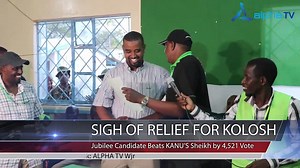 5.2K views · 54 reactions | Jubilee's Ahmed Kolosh Claims Landslide Victory in Wajir West By-Election. | ALPHA TV News | Facebook