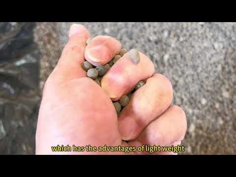 3-5mm BAF aeration filter bio-ceramic filter media artificial wetland filler