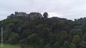 Stirling Castle in Stirling, Scotland. Sat atop Castle Hill, and is one of Scotland's largest and most important castles, both historically and architecturally.