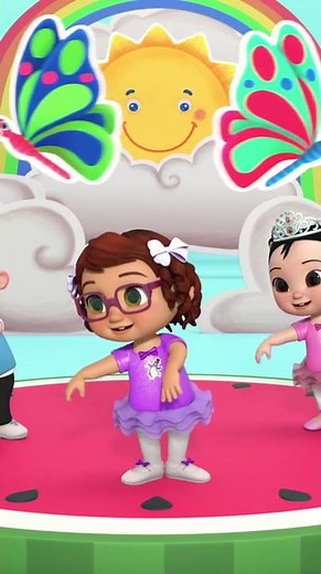 Cece's a ballerina! 🩰 #shorts #cocomelon #dance #song #party #nurseryrhymes