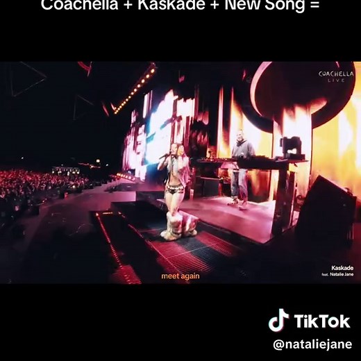 Kaskade Coachella Performance with Natalie Jane - New Song