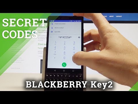Secret Codes BLACKBERRY Key2 - Hidden Mode / Advanced Function