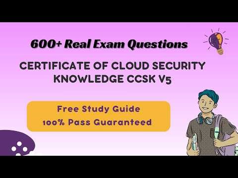 Best Certificate of Cloud Security Knowledge CCSK v5 Practice Test 2026 (Online Simulator)