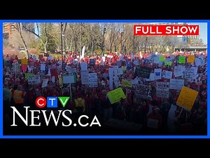 Alberta's teachers protest at legislature | CTV News Calgary at Five for October 23, 2025