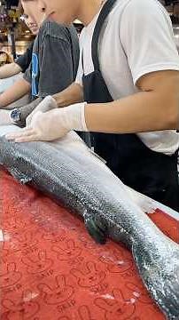 #แชลม่อน #cuttingfish #salmon