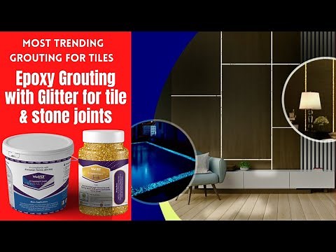 how to add sparkle to tile grout