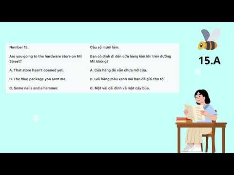 TOEIC ETS 2026 TEST 01 15 + script