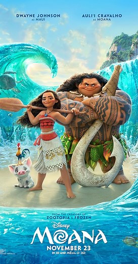 Moana (2016) ⭐ 7.6 | Animation, Adventure, Comedy