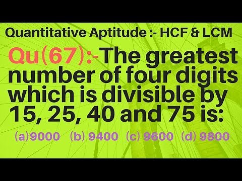 Find the greatest number of 4 digits which is divisible by 15, 25, 40 and 75 is: