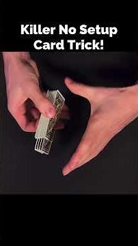 This NO SETUP Card Trick is POWERFUL! #shorts