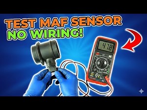 How to Test a Mass Airflow Sensor MAF (Easy Method)