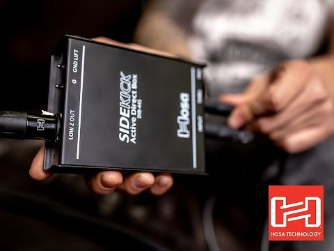 Hosa SideKick DIB-445 Active Direct Box Product Overview