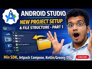 New Project Setup & File Structure | Min SDK, Jetpack Compose, DSL 🔥🚀 #androidstudio #kotlin